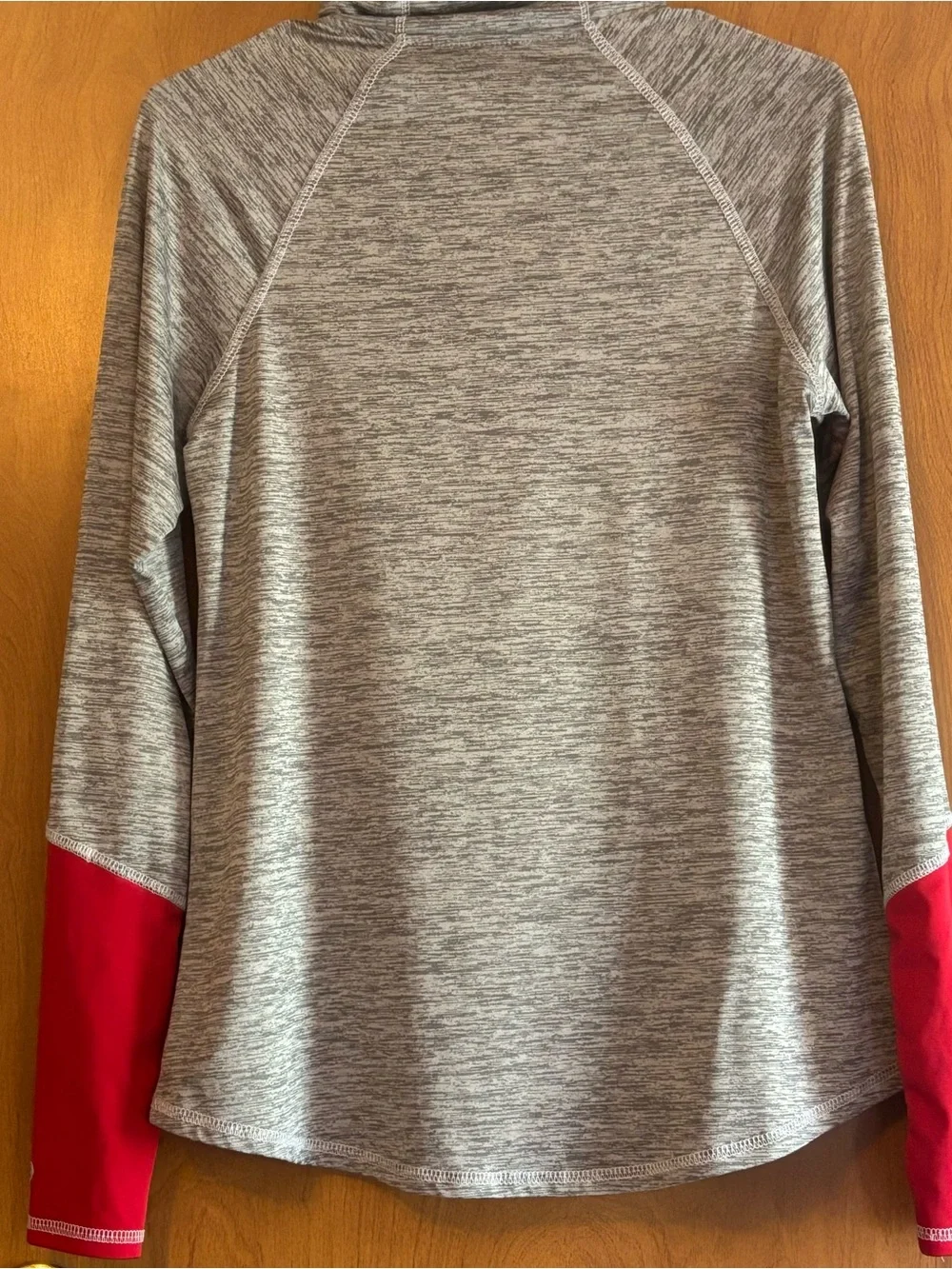 Ohio State Women’s Red & Gray Performance 1/4-Zip Pullover-L